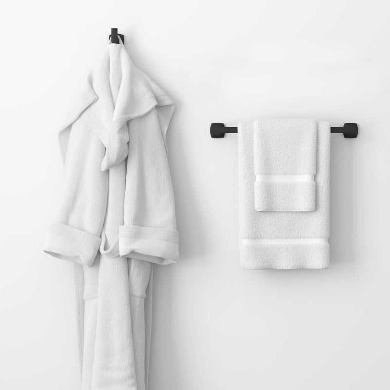 Pfister Vaneri Towel Hook, Bathroom Towel Hook, Wall-Mounted, Screw-In, Matte Black Finish, BRHVRI0B - Image 2